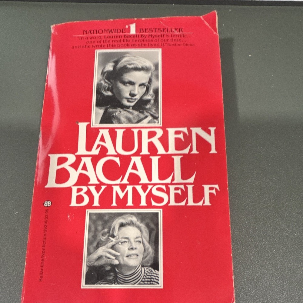 Lauren Bacall By Myself Paperback 1st Ballantine Books Edition 1980 Inscribed